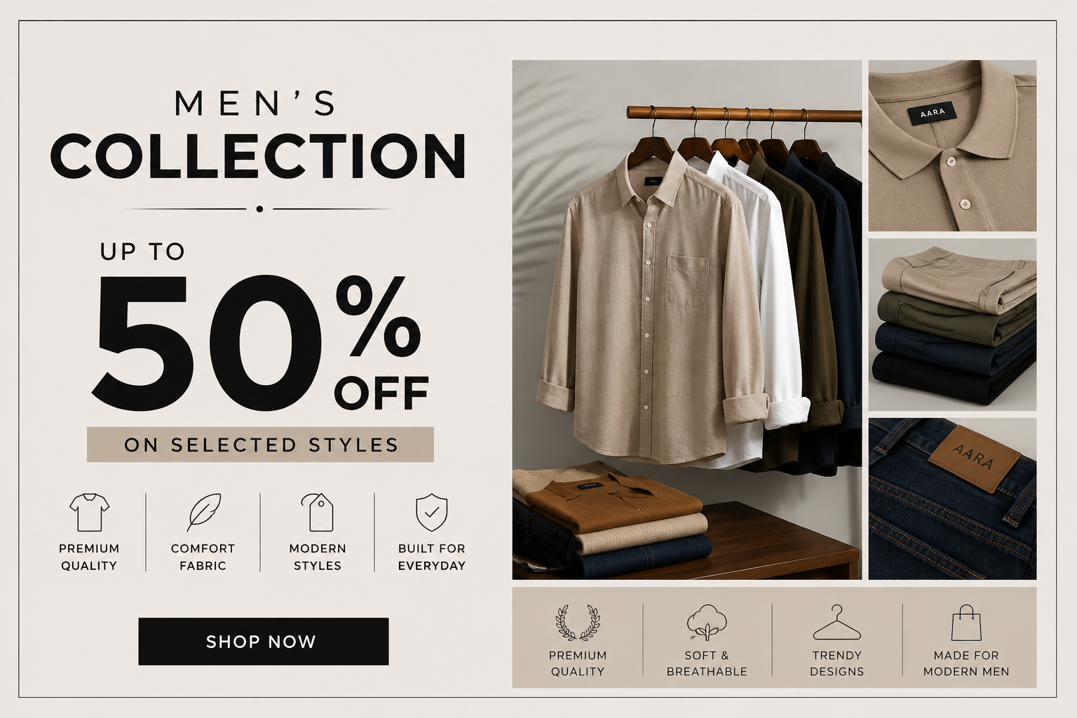 50 % OFF SALE