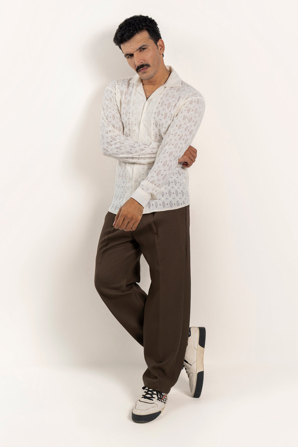 Sandlace Crochet Shirt
