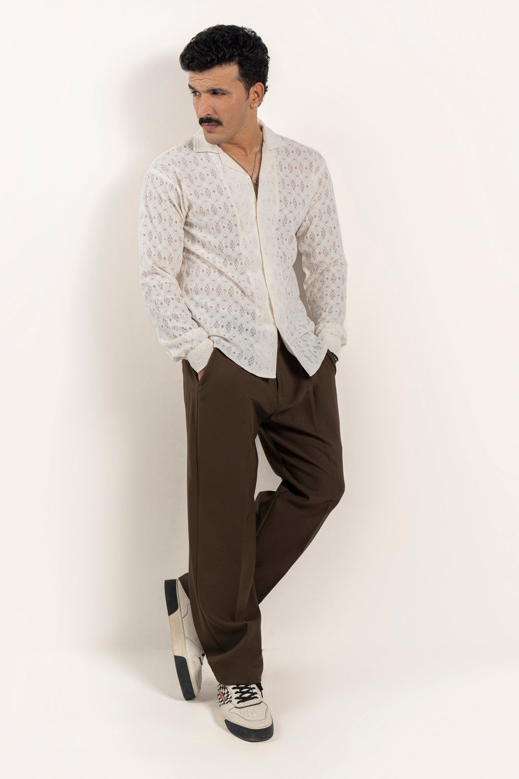 Sandlace Crochet Shirt