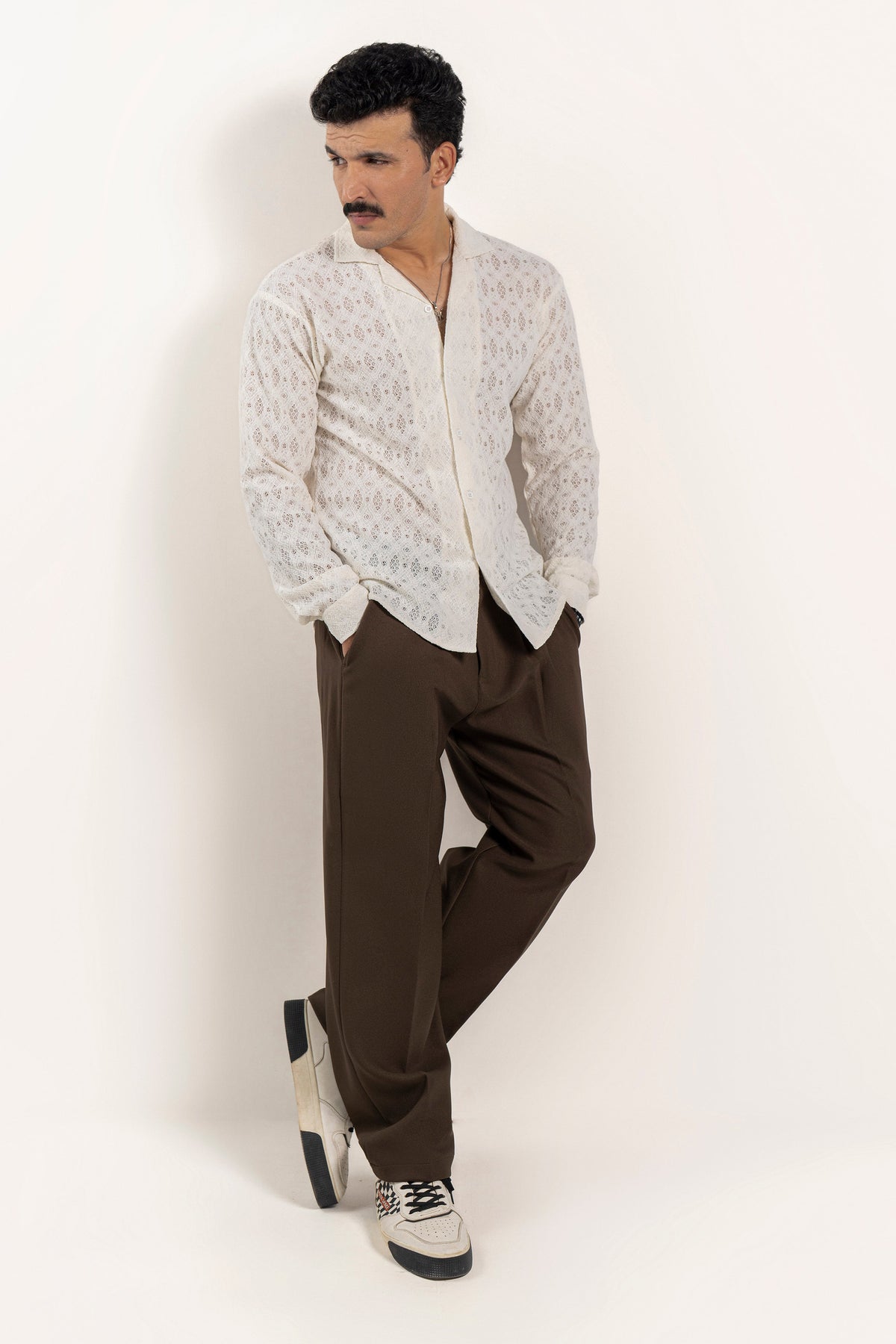Sandlace Crochet Shirt