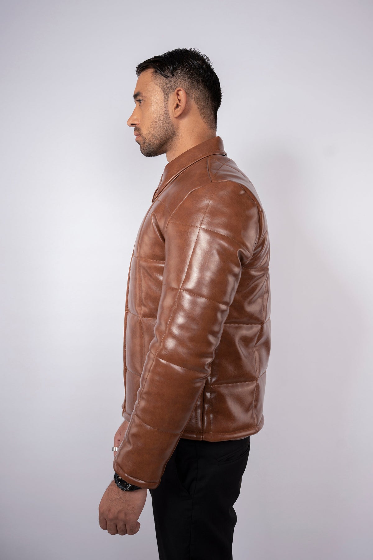 FrostCraft Faux Leather Jacket