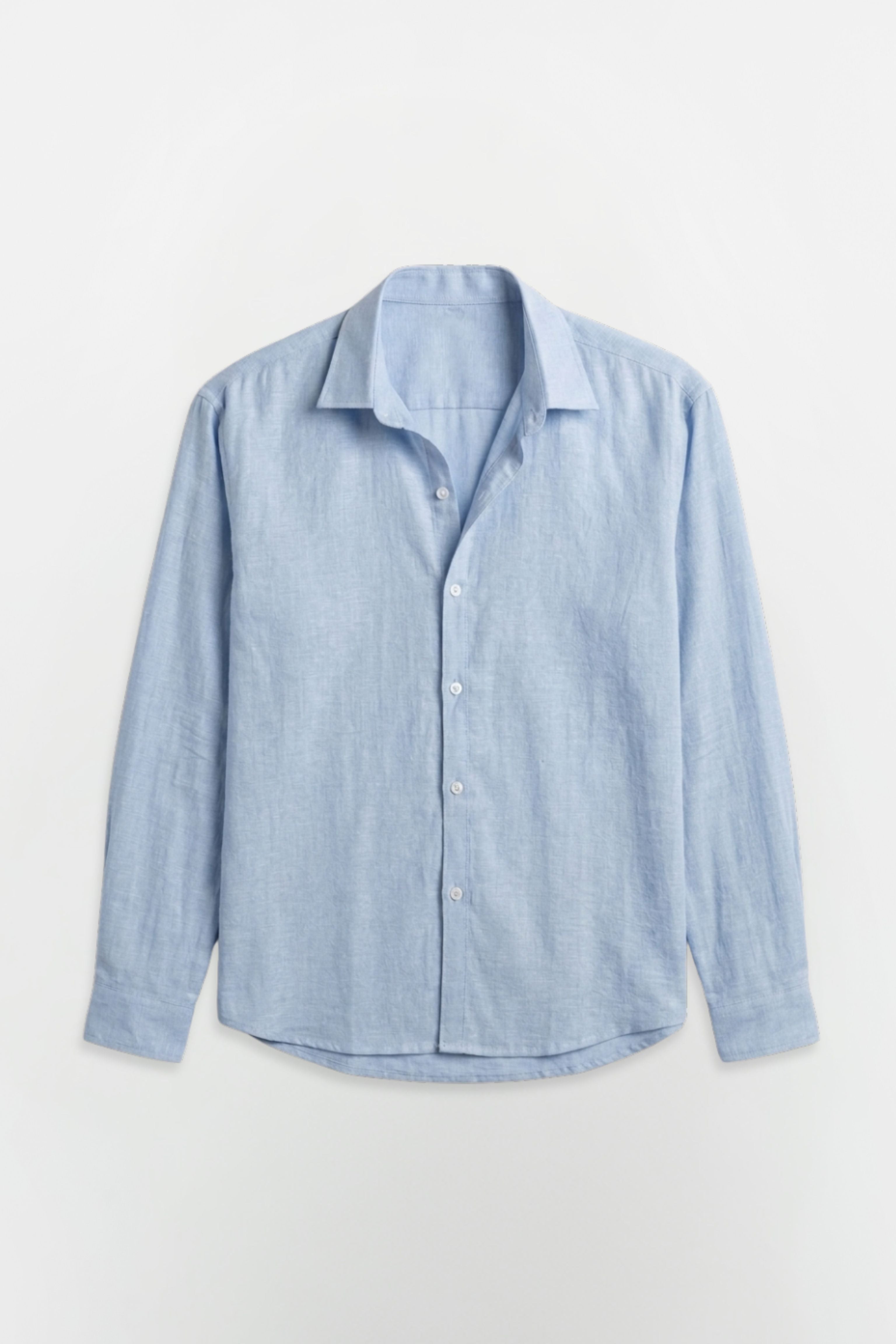 SOLÉA Sky Linen Oversized Shirt
