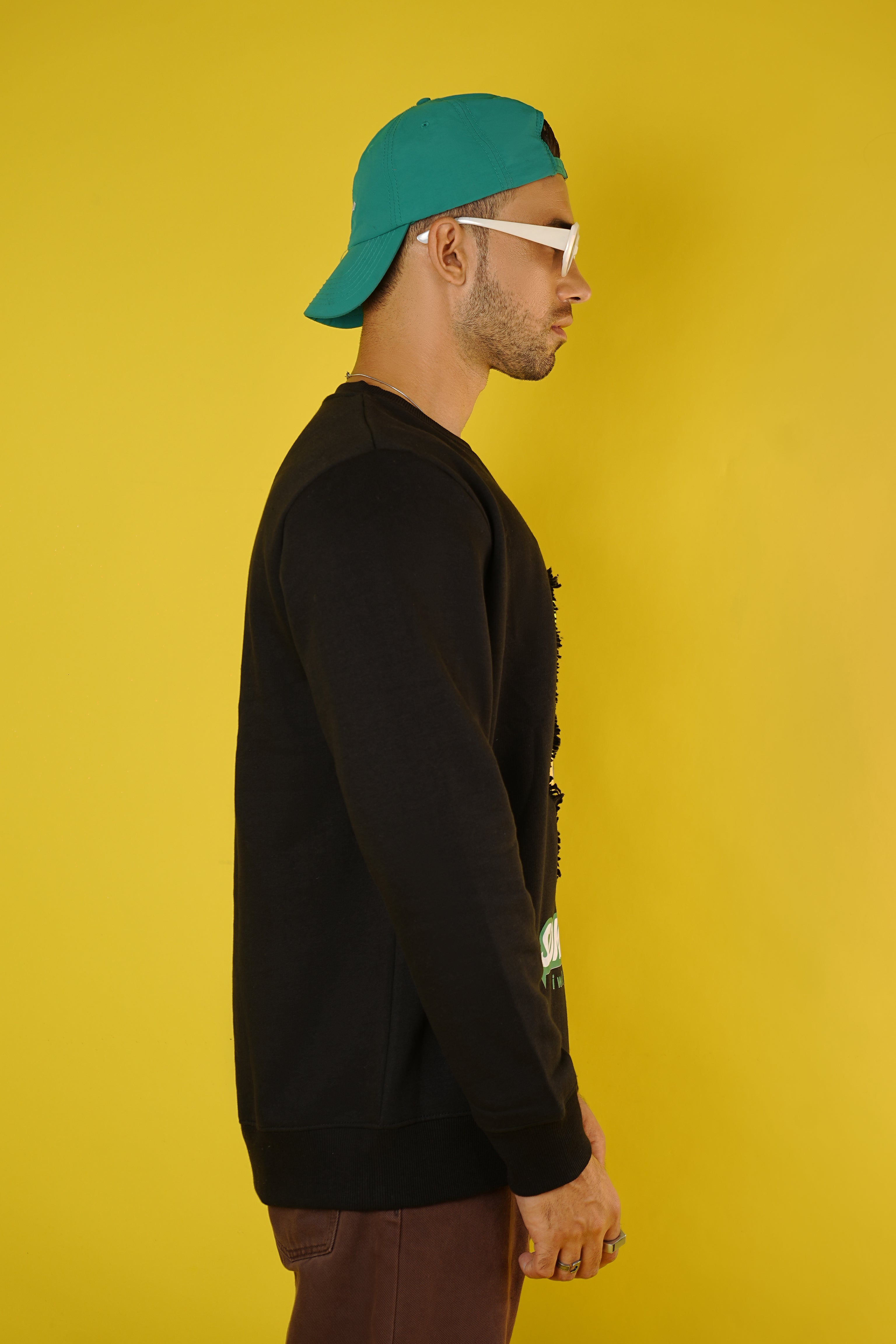 "Colorful Chaos" Patchwork Sweatshirt