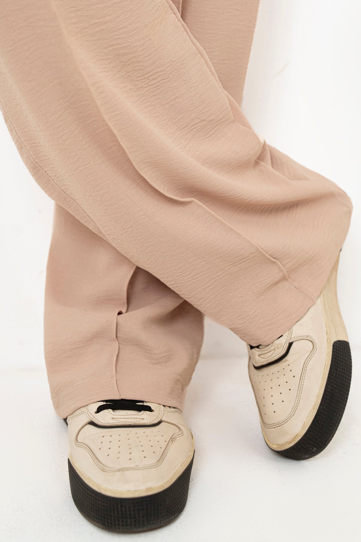 Beige Ease Oversized Co Ord Set