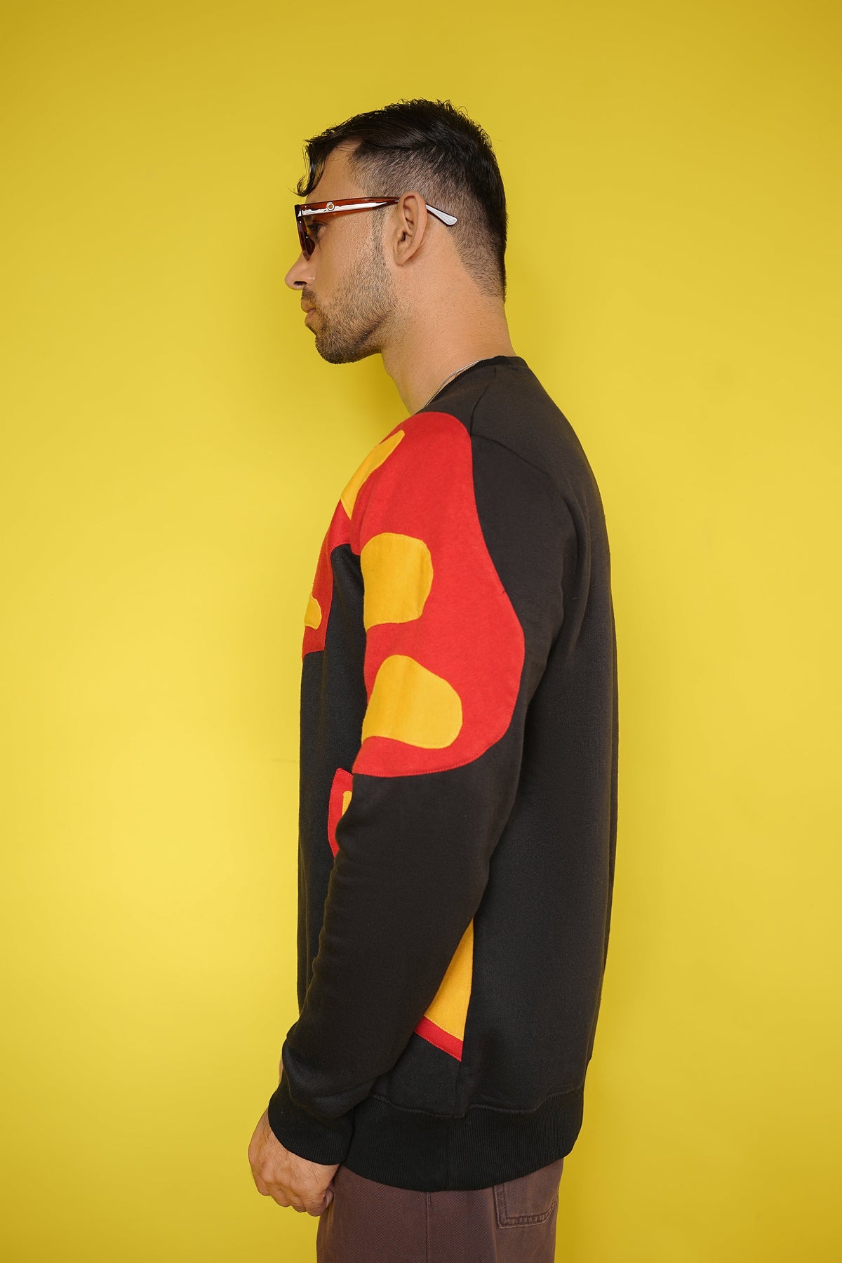 "Rock Candy" Patchwork Sweatshirt