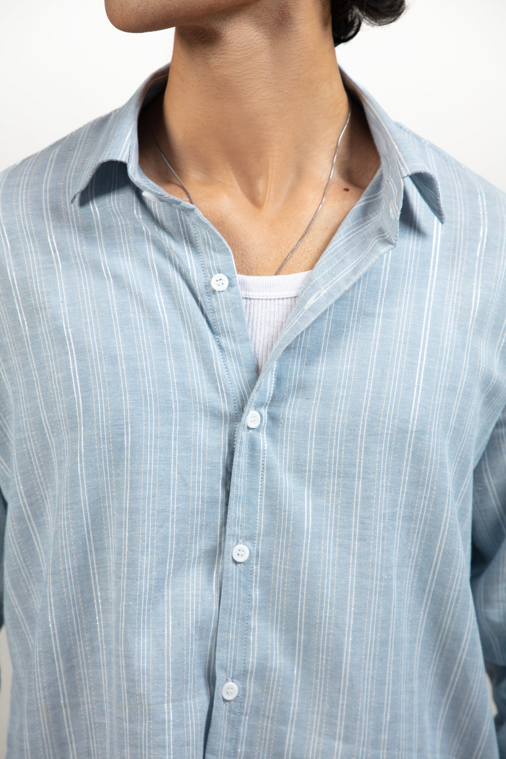 SOLÉA Breeze Striped Cropped Shirt