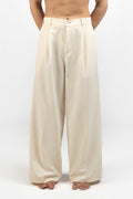 SOLÉA Beige Baggy Pleated Pants