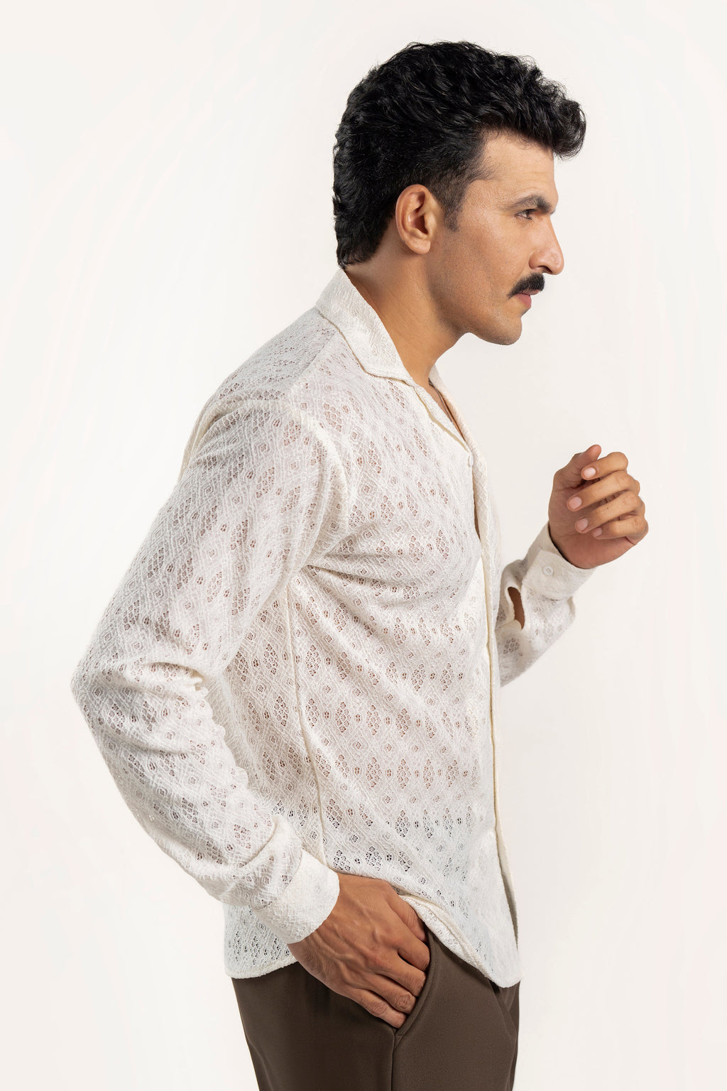 Sandlace Crochet Shirt