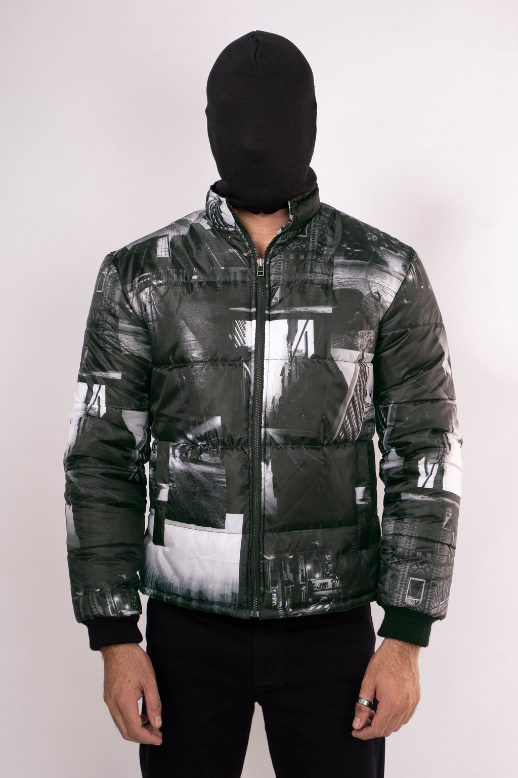 Cityscape Puffer Jacket