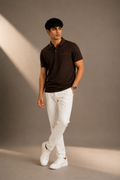 AARA Signature Brown Polo Shirt – Premium Smart Fit