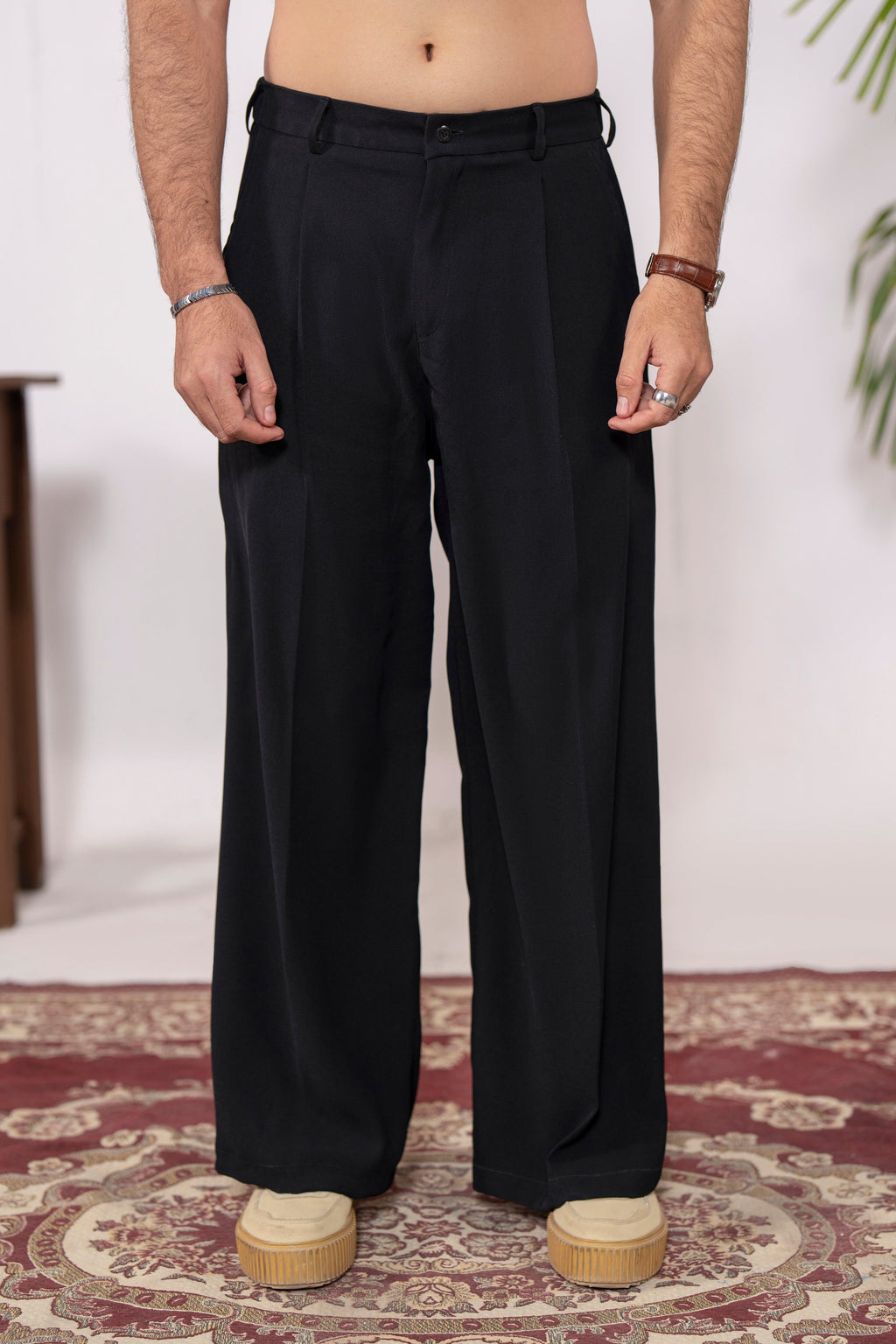 MoveEasy Baggy Pleated Pants