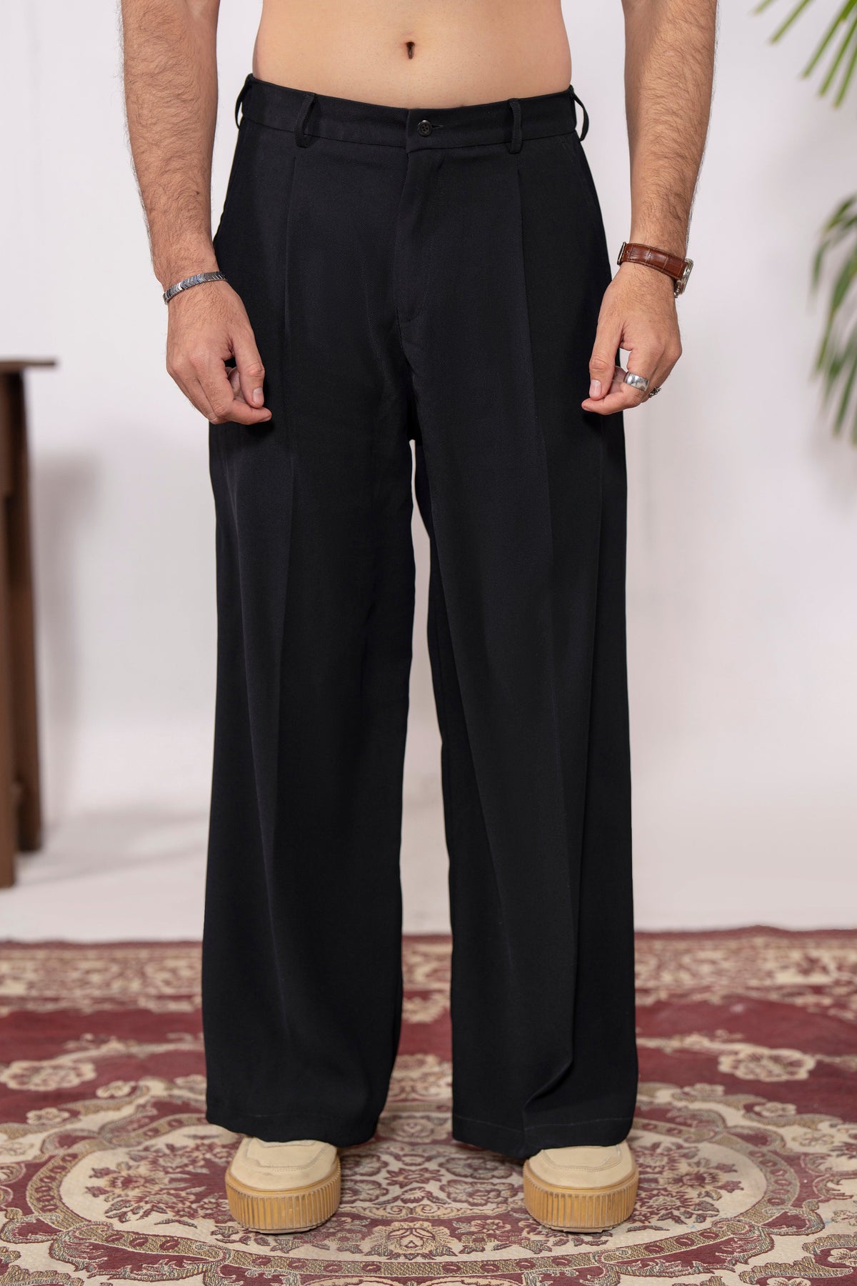 MoveEasy Baggy Pleated Pants