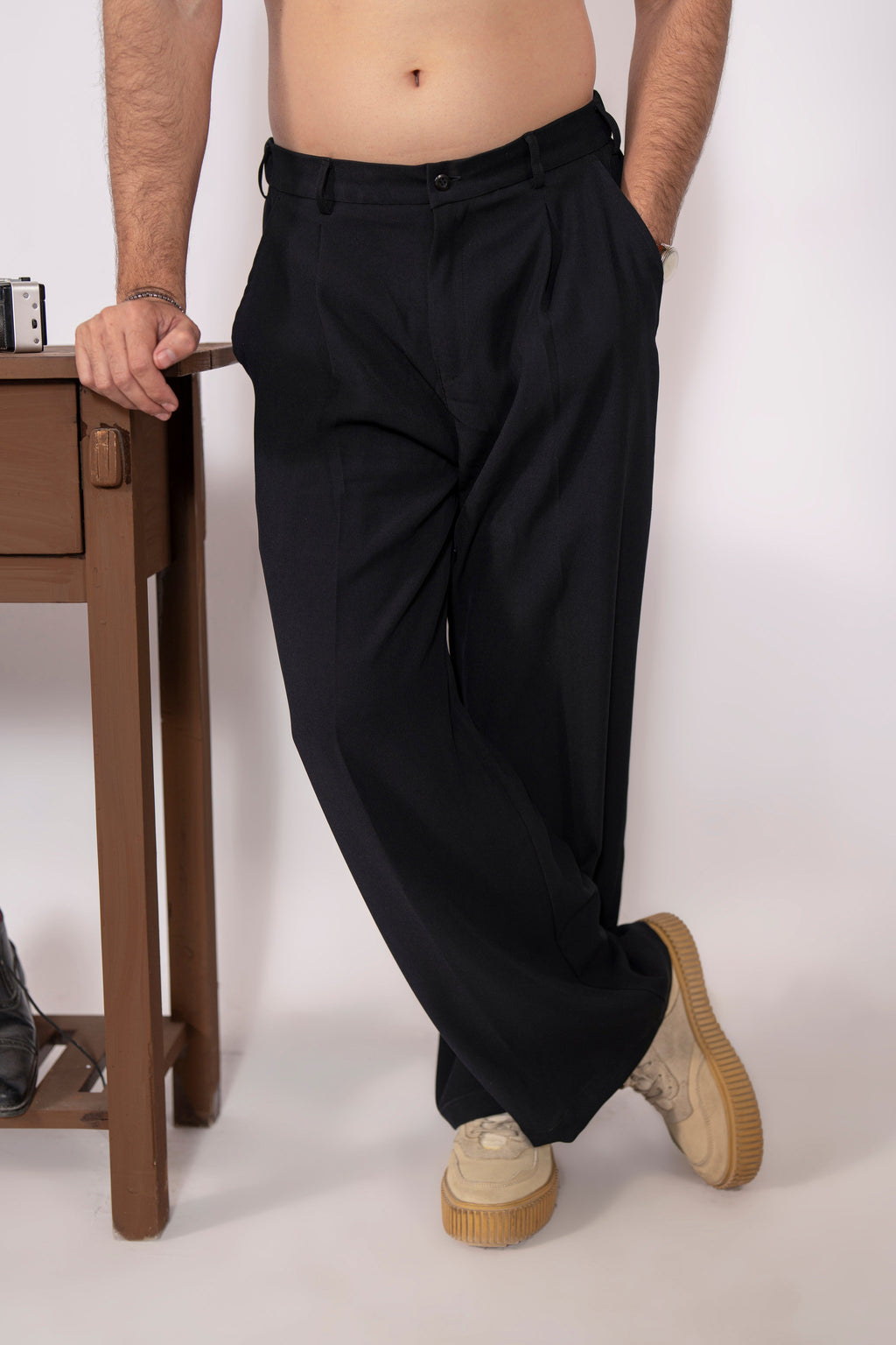 MoveEasy Baggy Pleated Pants