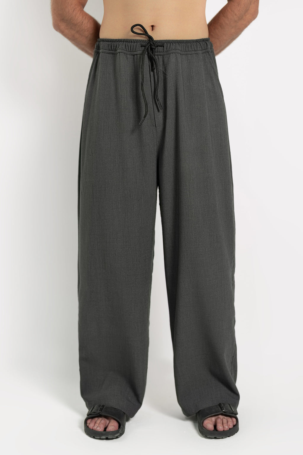 Shadowed Pintex Trouser Pants