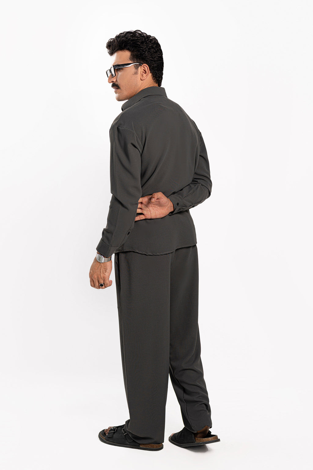 Fallen Grey Oversized Co Ord Set