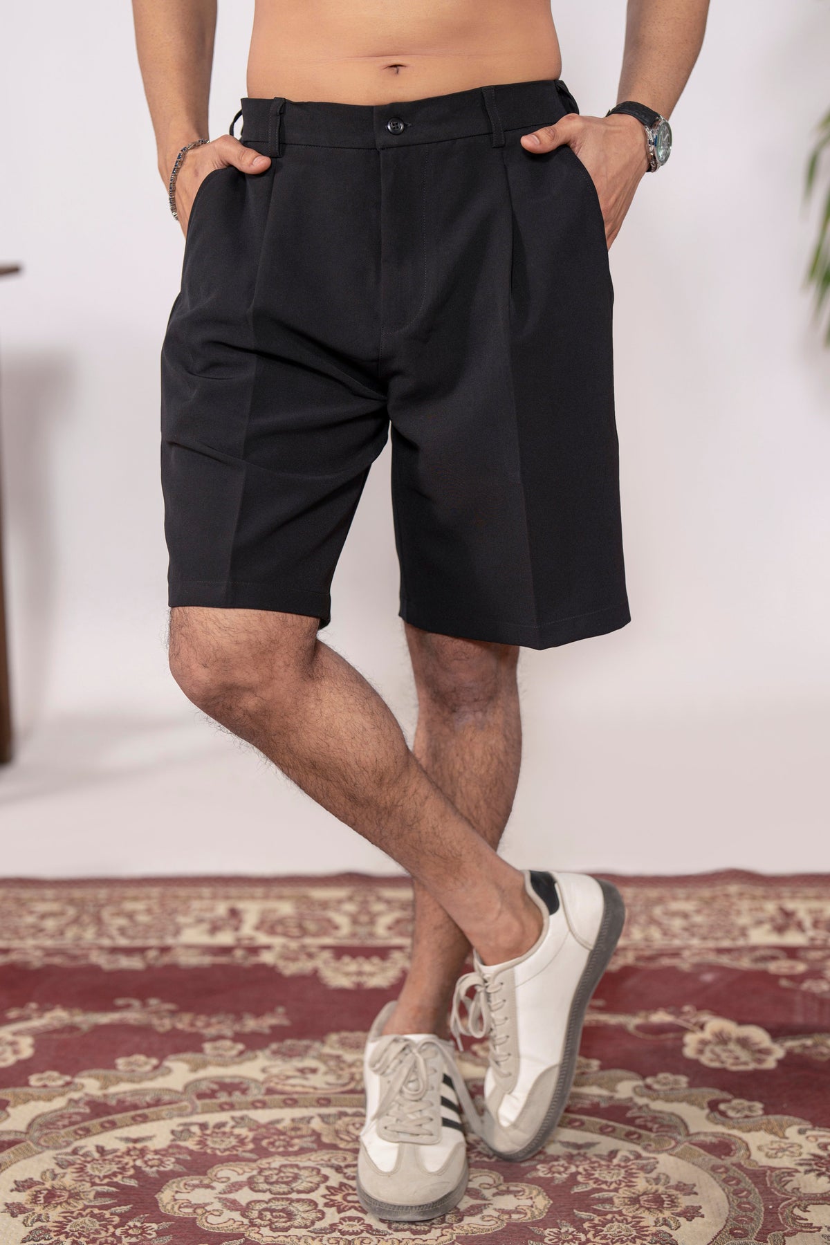 Noiré Pleated Shorts