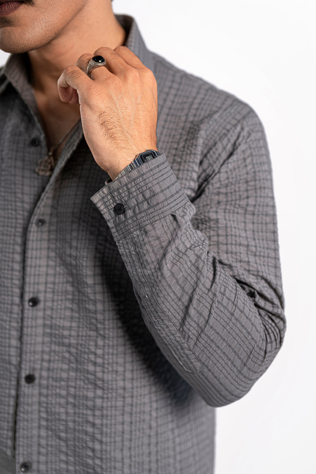 Ash Rippled Shirt