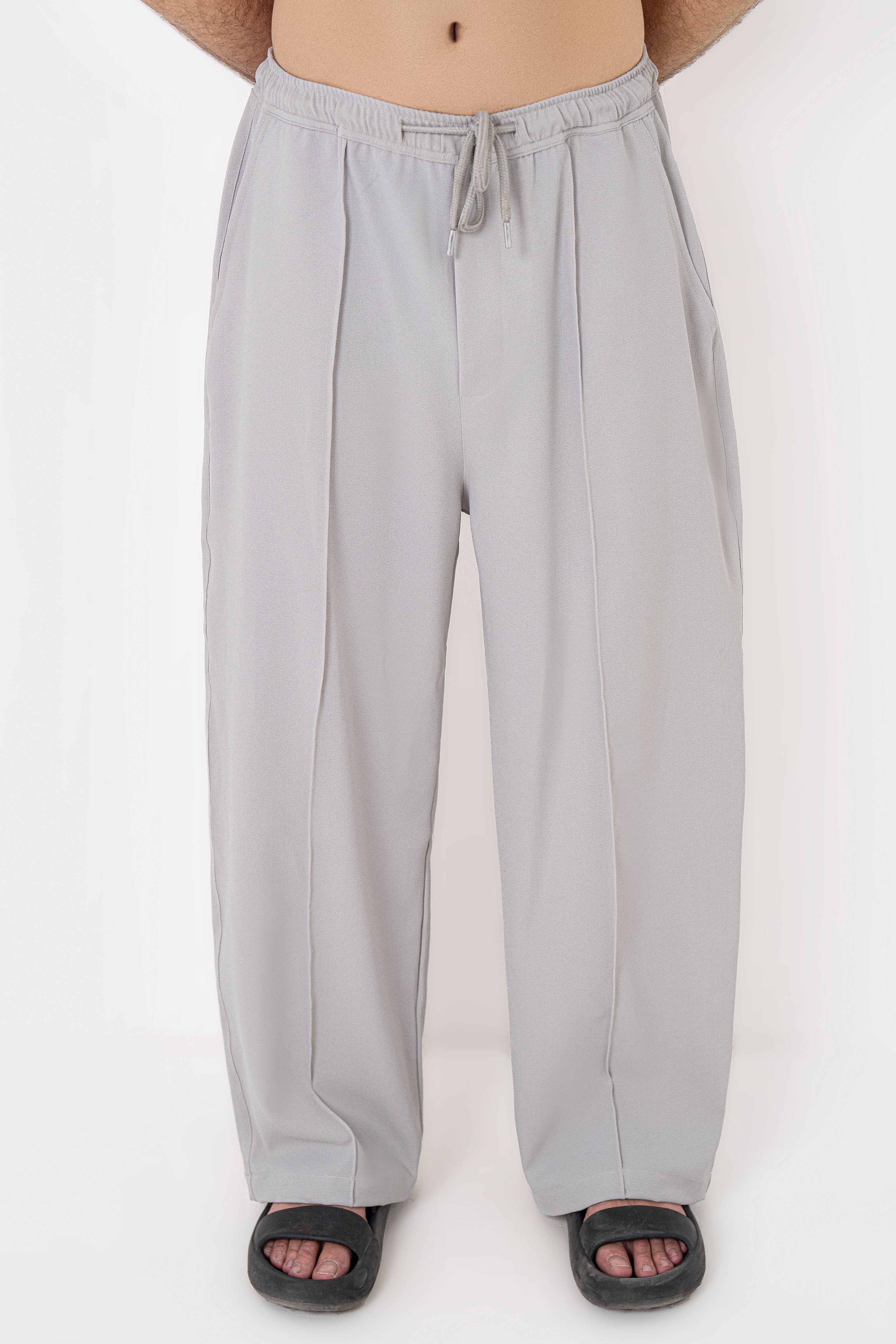 GreyThreads Pintex Trouser Pants