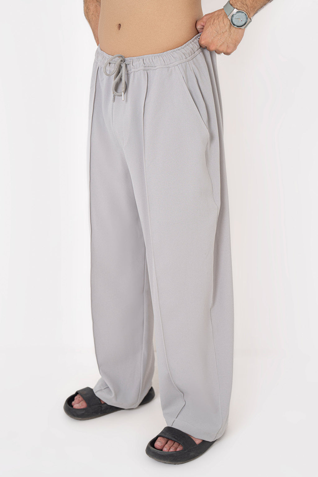 GreyThreads Pintex Trouser Pants