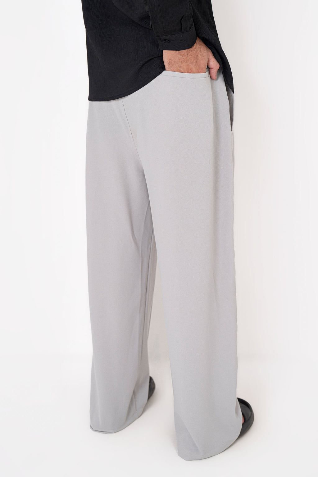 GreyThreads Pintex Trouser Pants