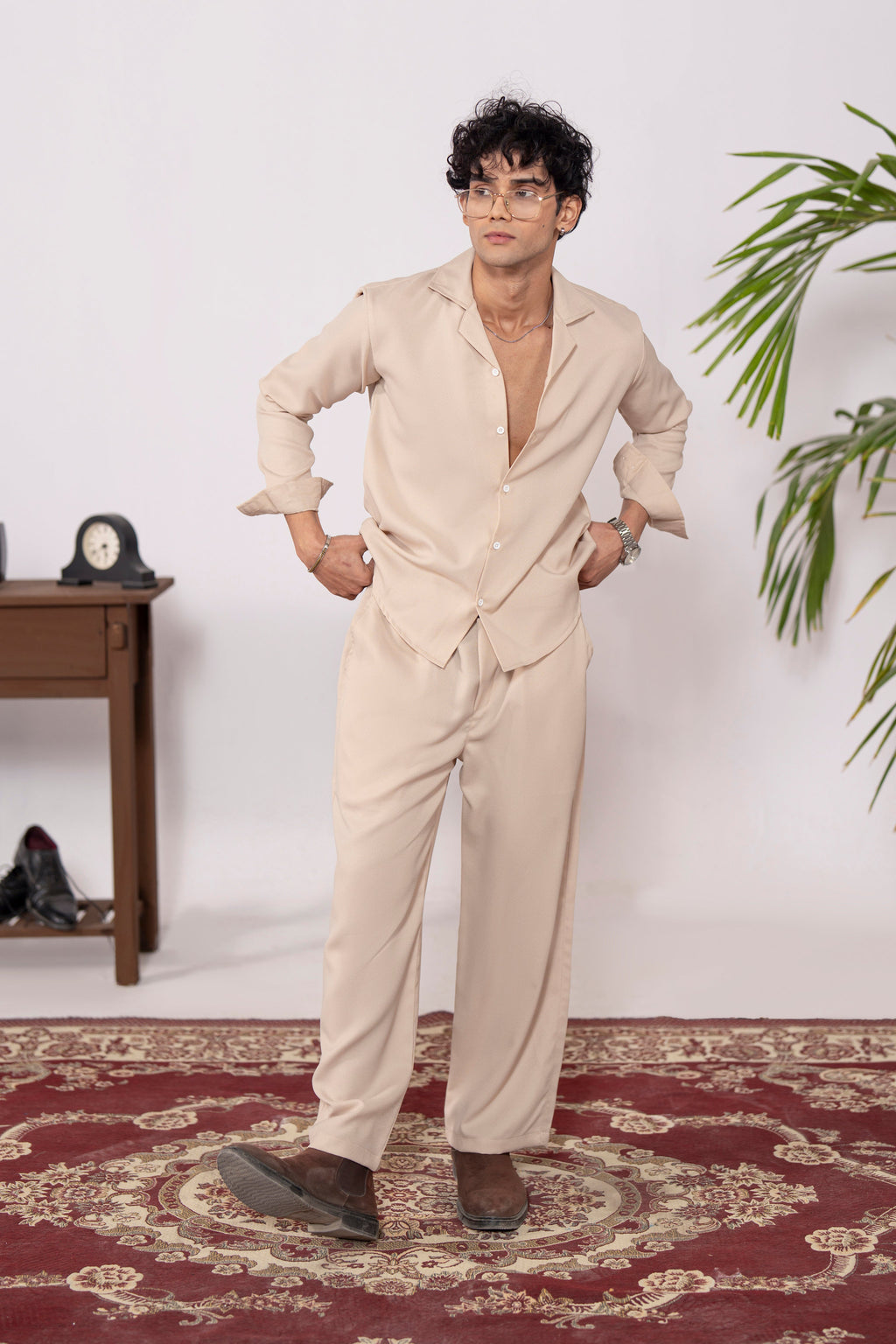 Solis Beige Co Ord Set