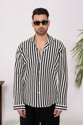 Noiré Grove Oversized Crochet Shirt