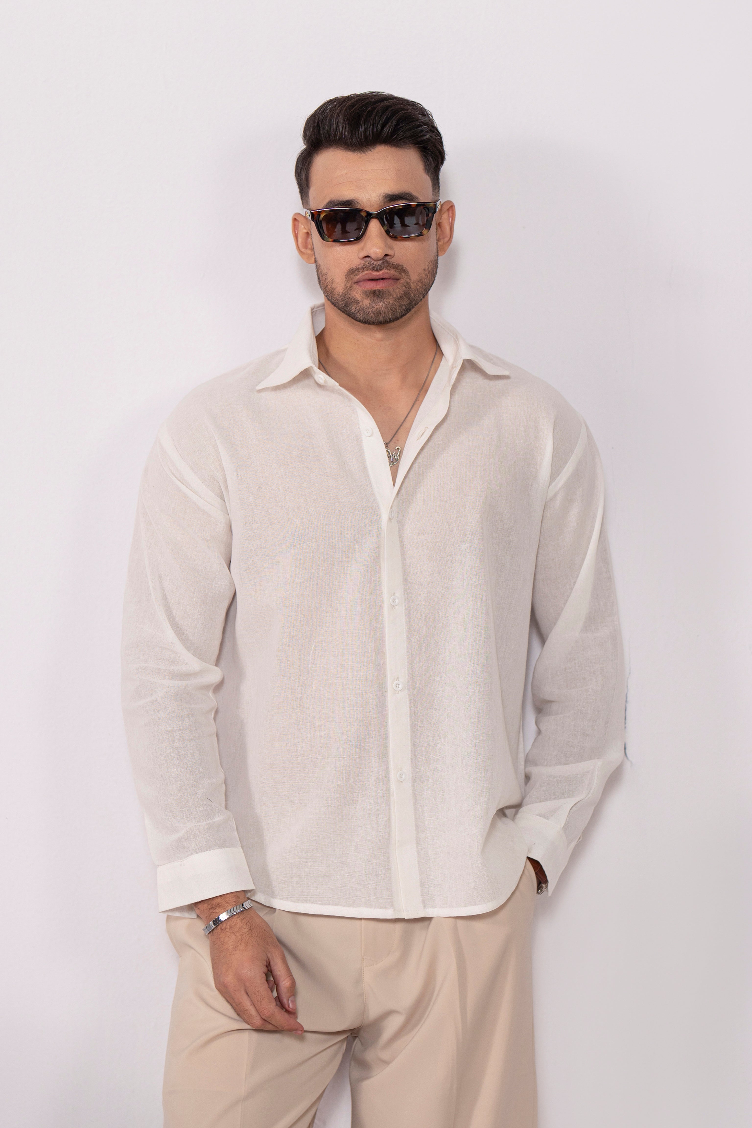 Lattice Knit Shirt