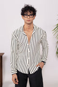Blanc Grove Oversized Crochet Shirt
