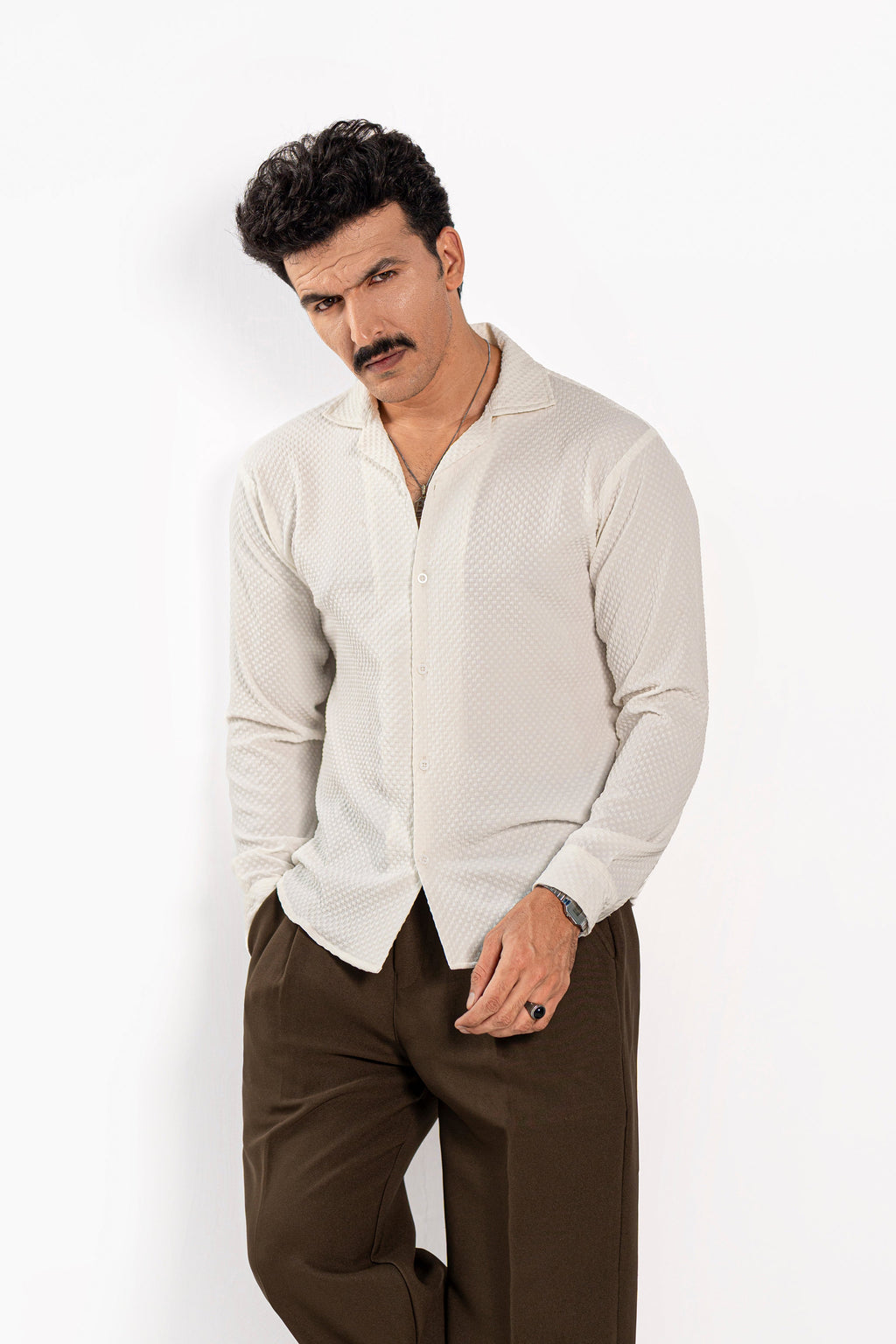 Embossed Textured Shirt