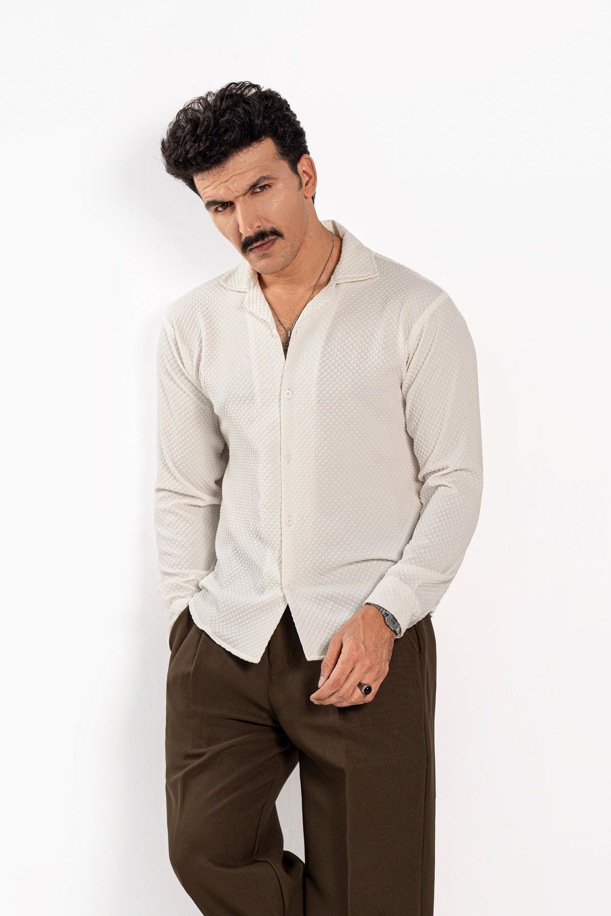 Embossed Textured Shirt
