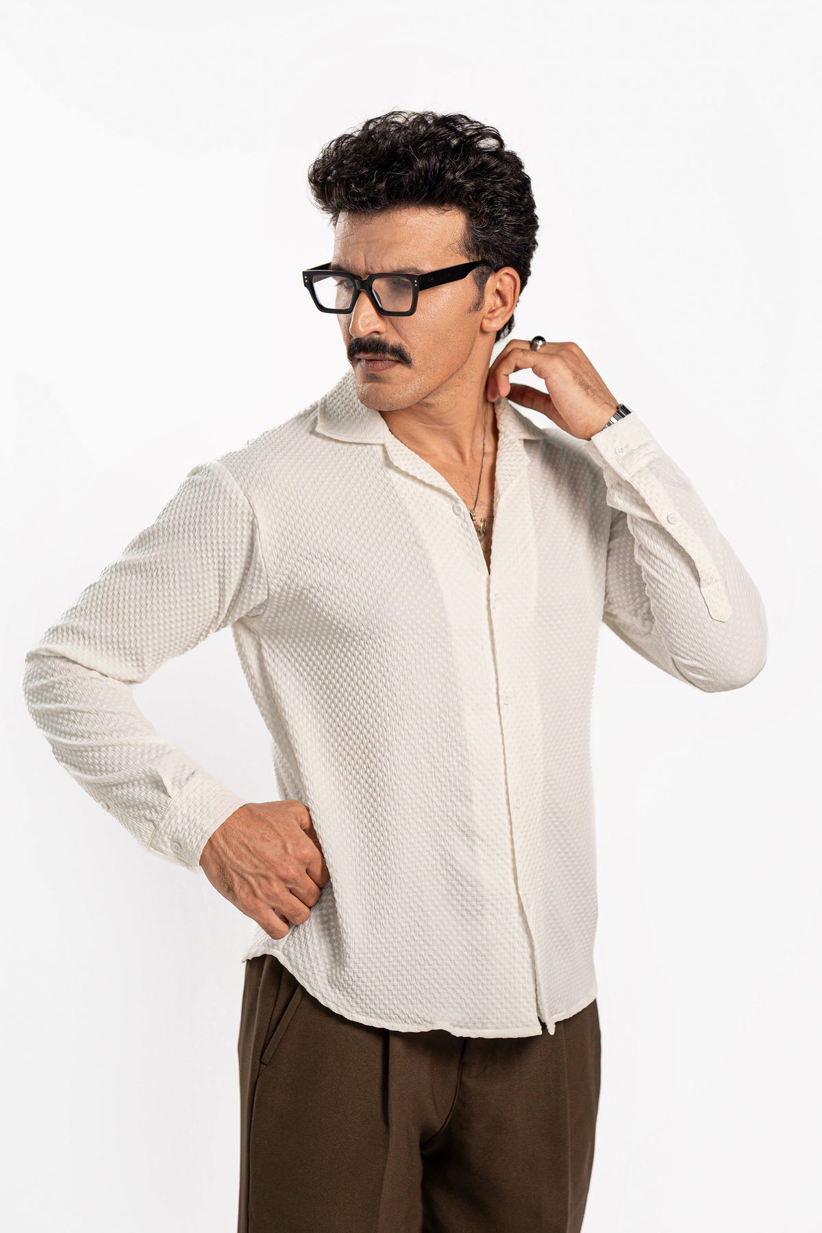 Embossed Textured Shirt