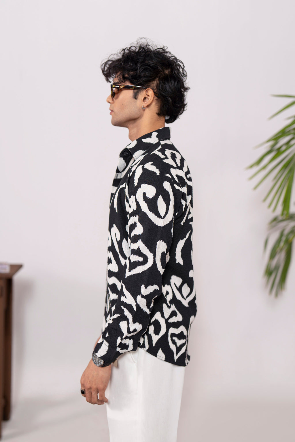 Nero Bianco Creased Shirt
