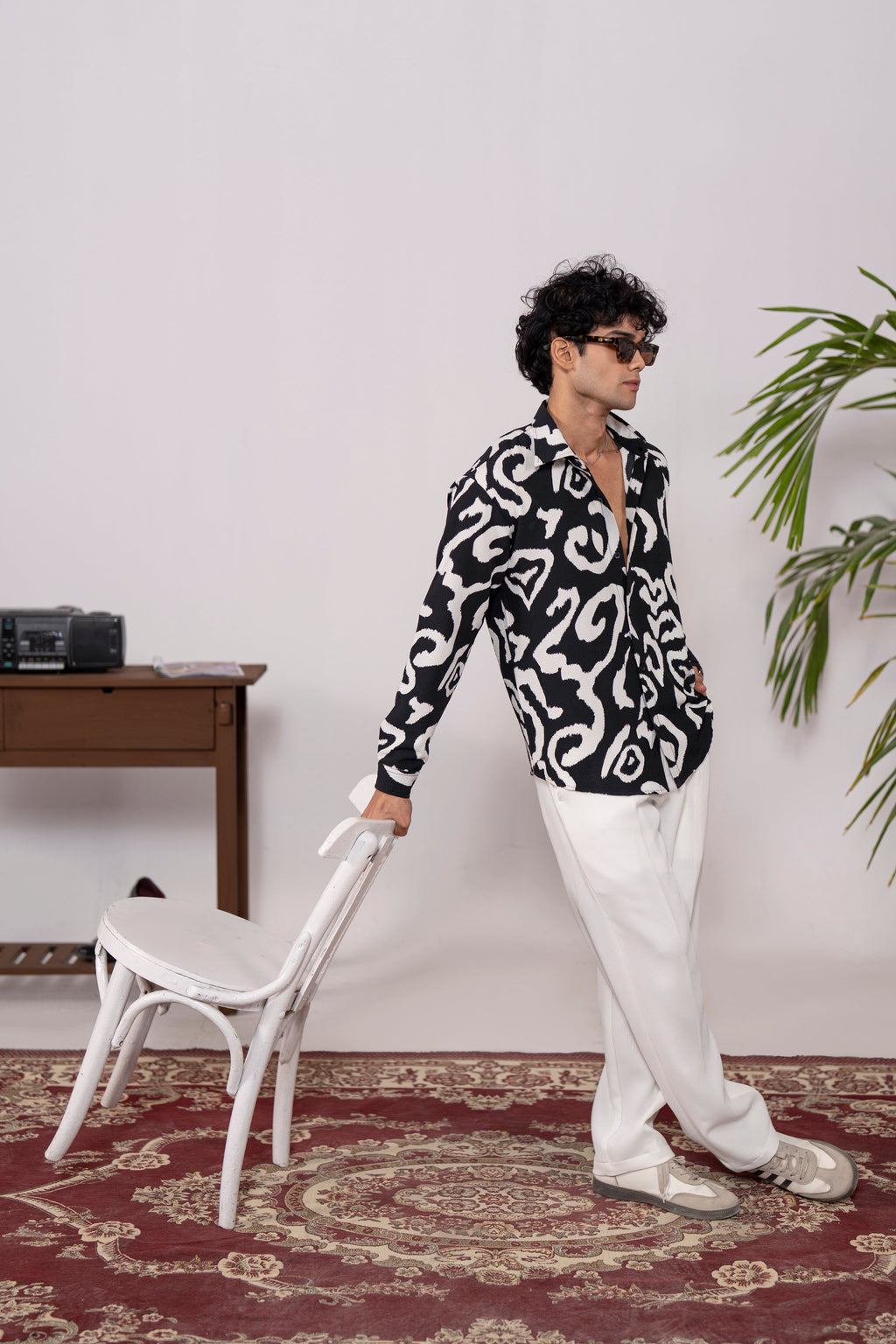 Nero Bianco Creased Shirt