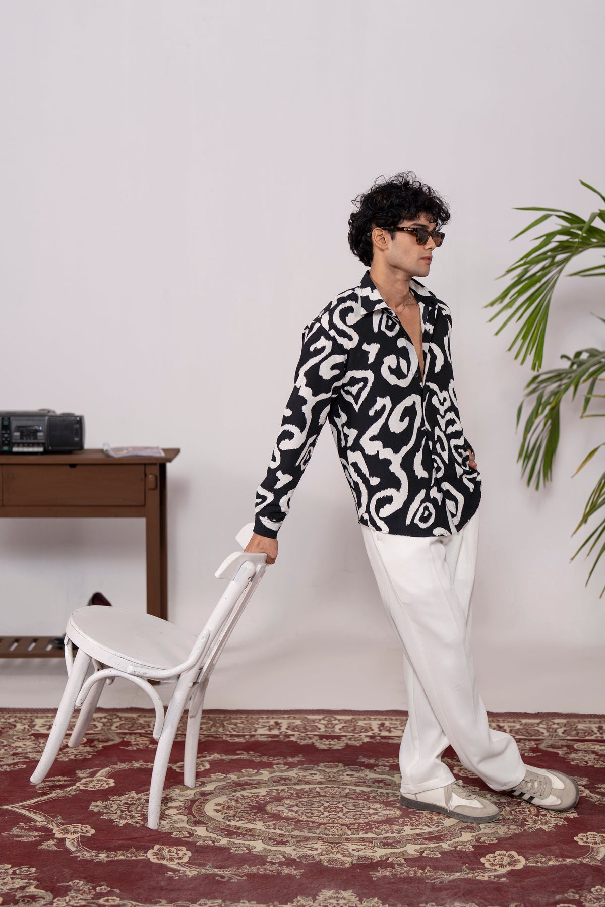 Nero Bianco Creased Shirt