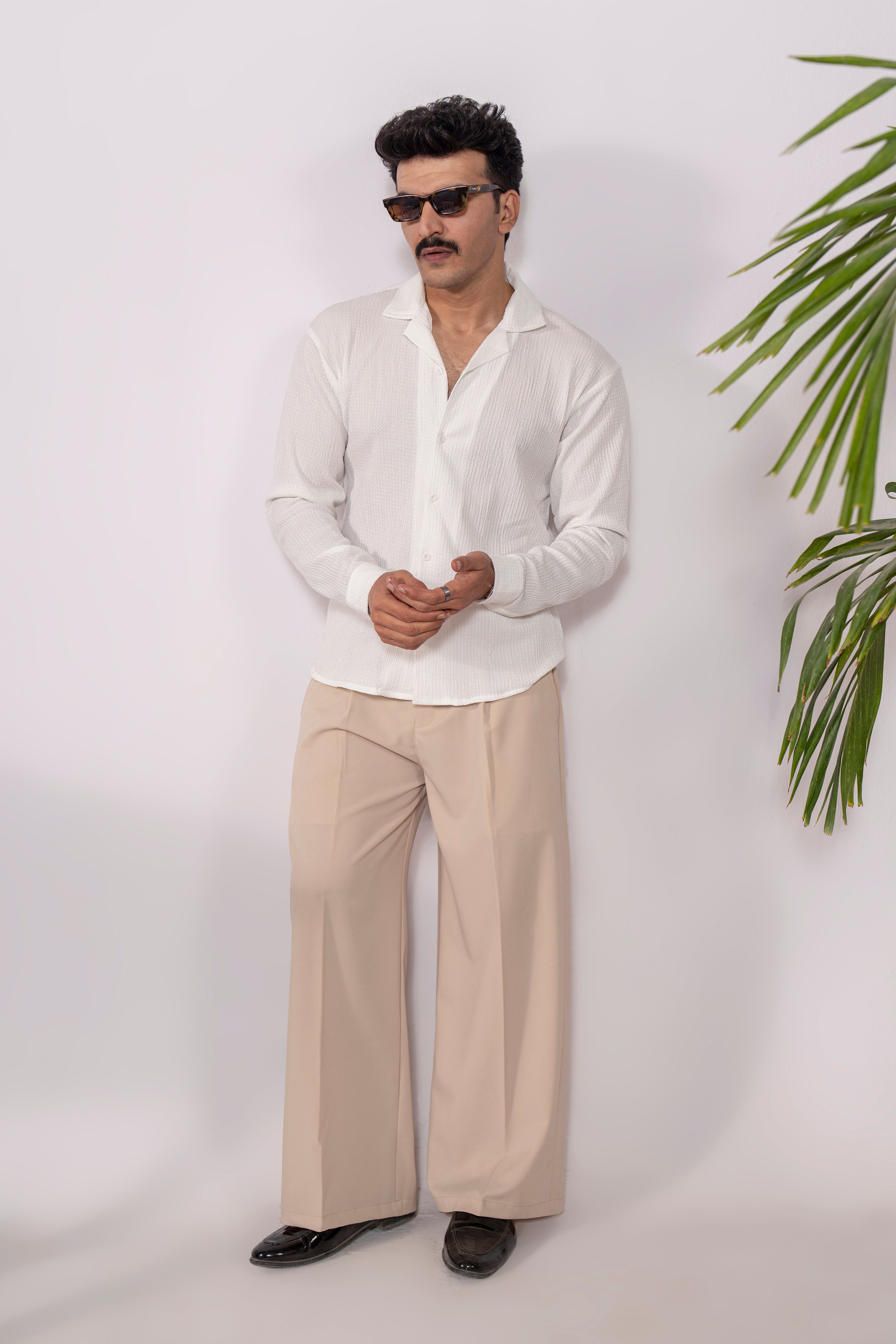 WhiteGrain Textured Shirt