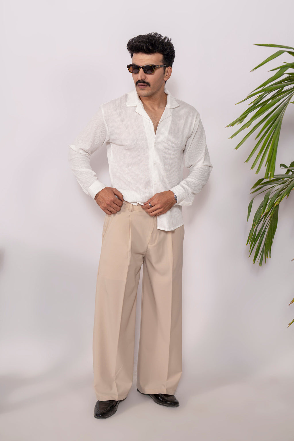 WhiteGrain Textured Shirt