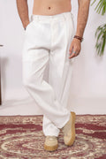 Linea Textured Pleated Pants