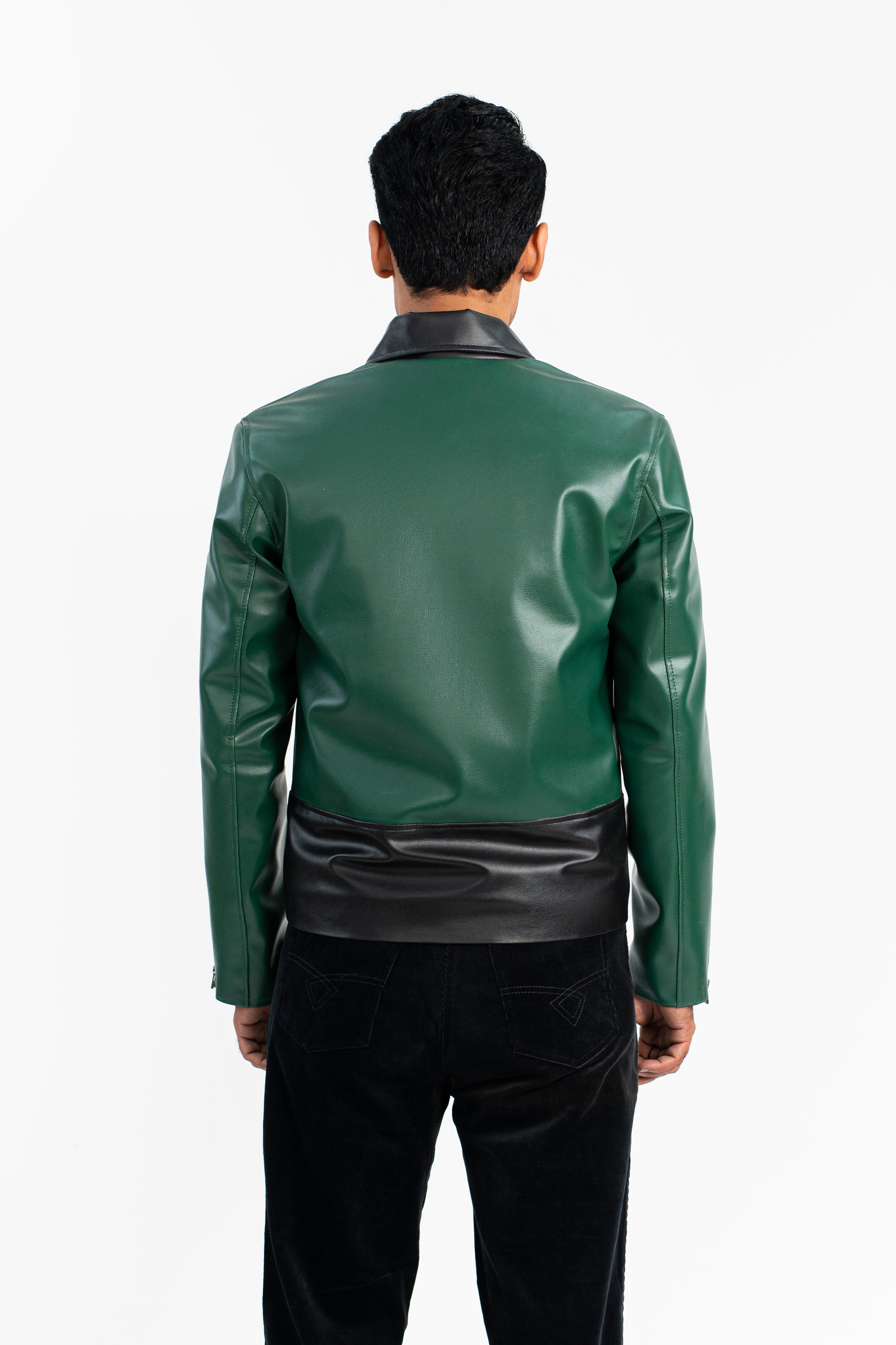 GreenGroove Faux Leather Jacket