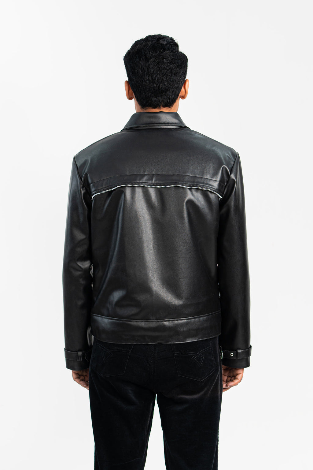 'Rocky Rough' Faux Leather Jacket - Exclusive