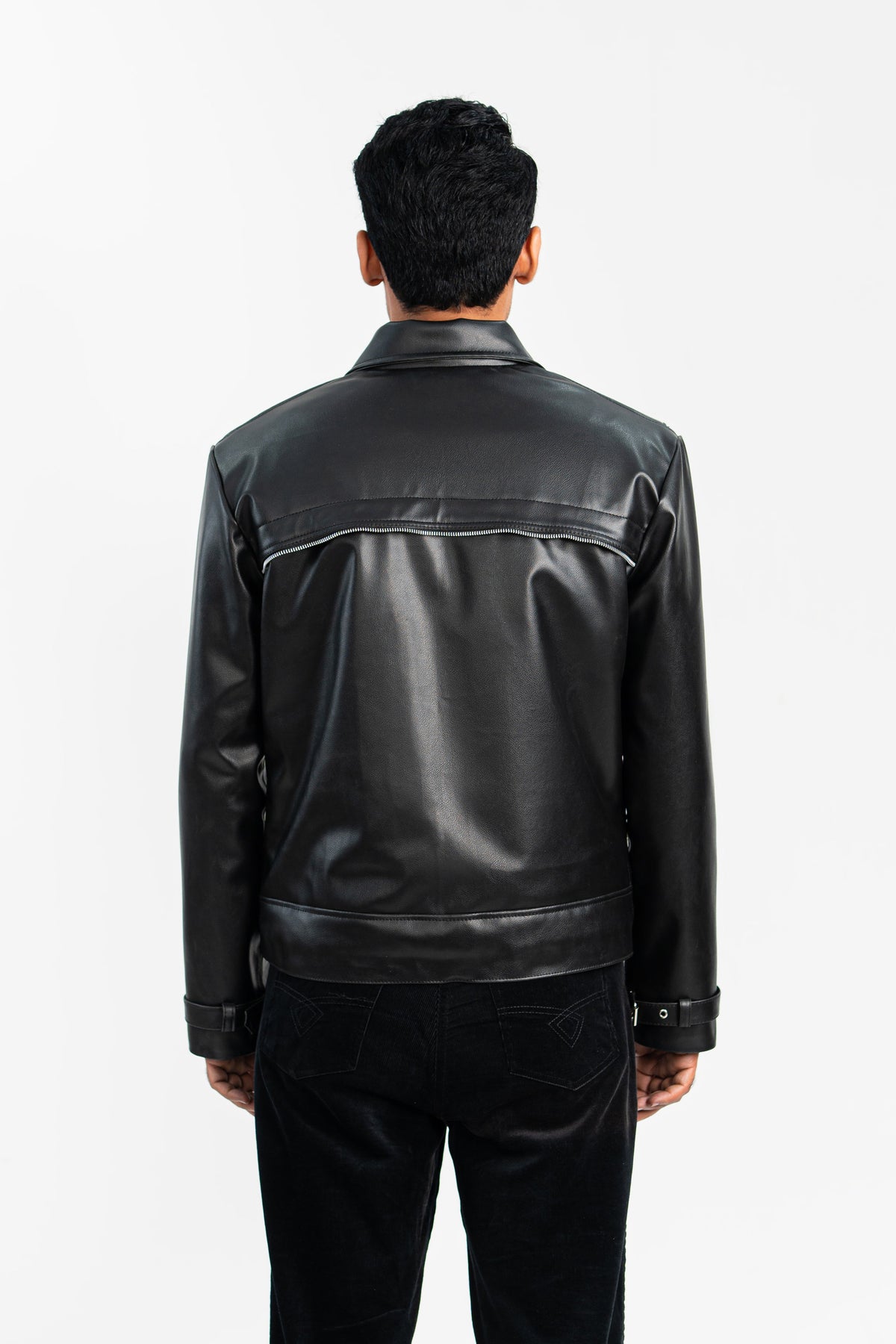 'Rocky Rough' Faux Leather Jacket - Exclusive