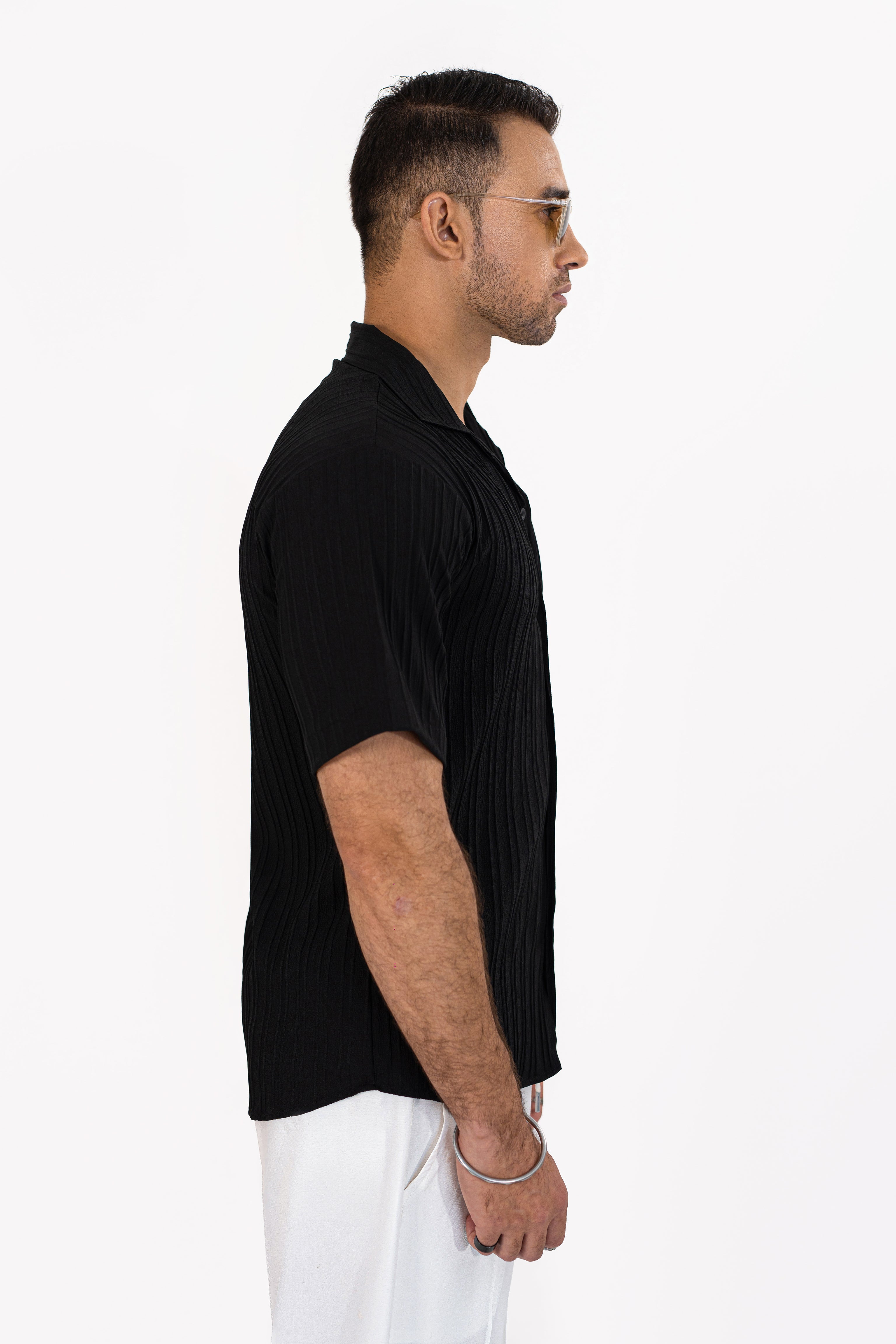 Noir Threaded Shirt