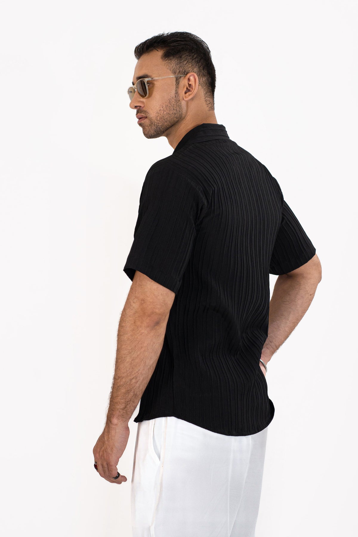 Noir Threaded Shirt