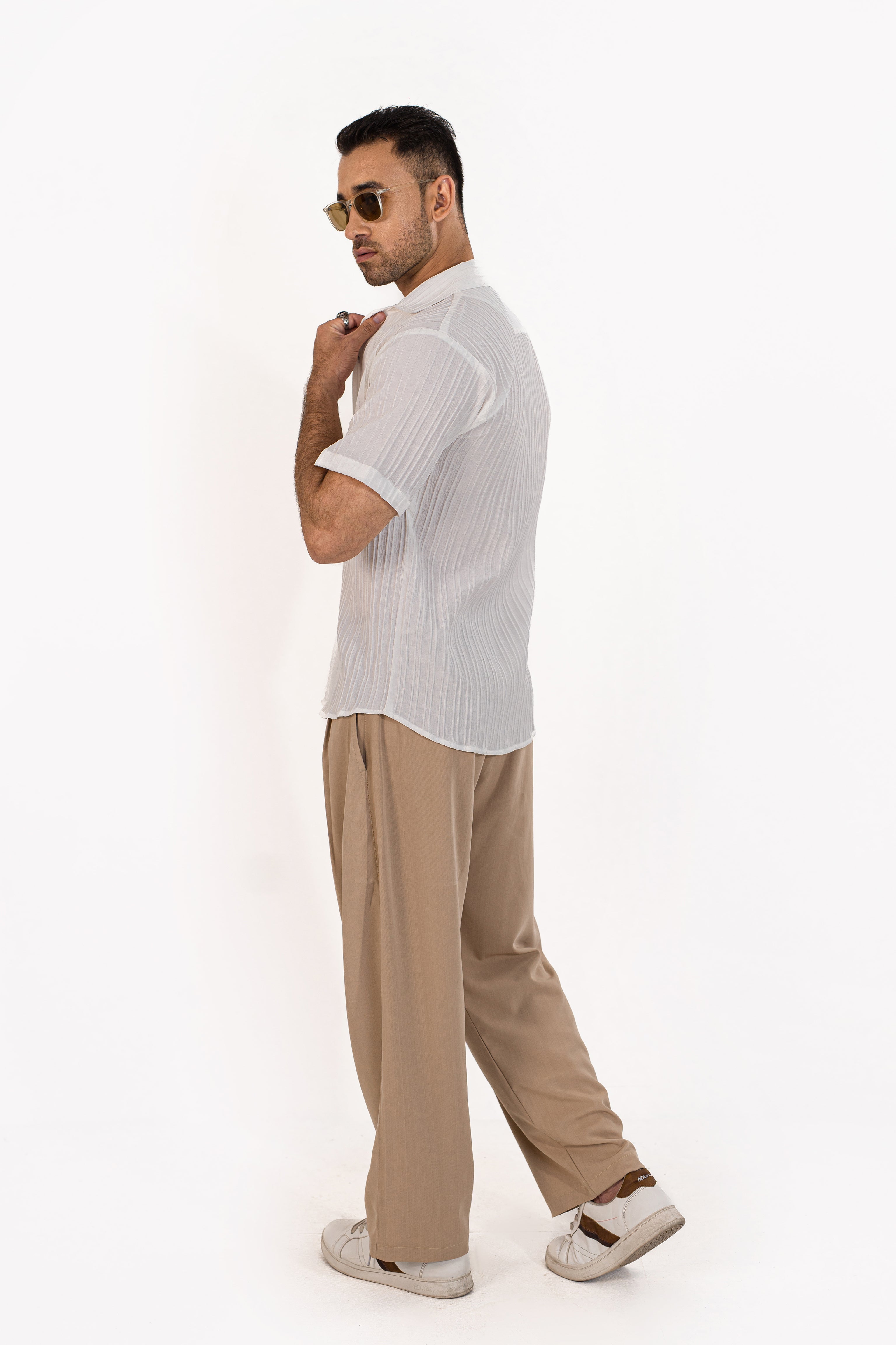 White Threaded Shirt