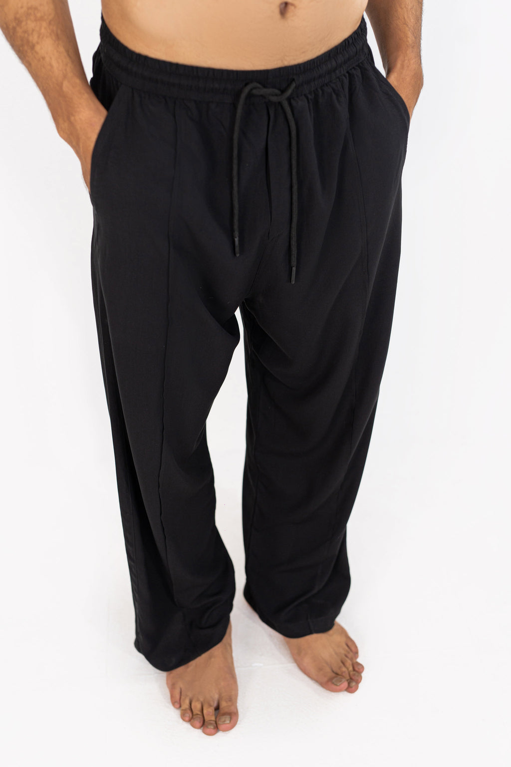 Charcoal Linen Trouser Pants