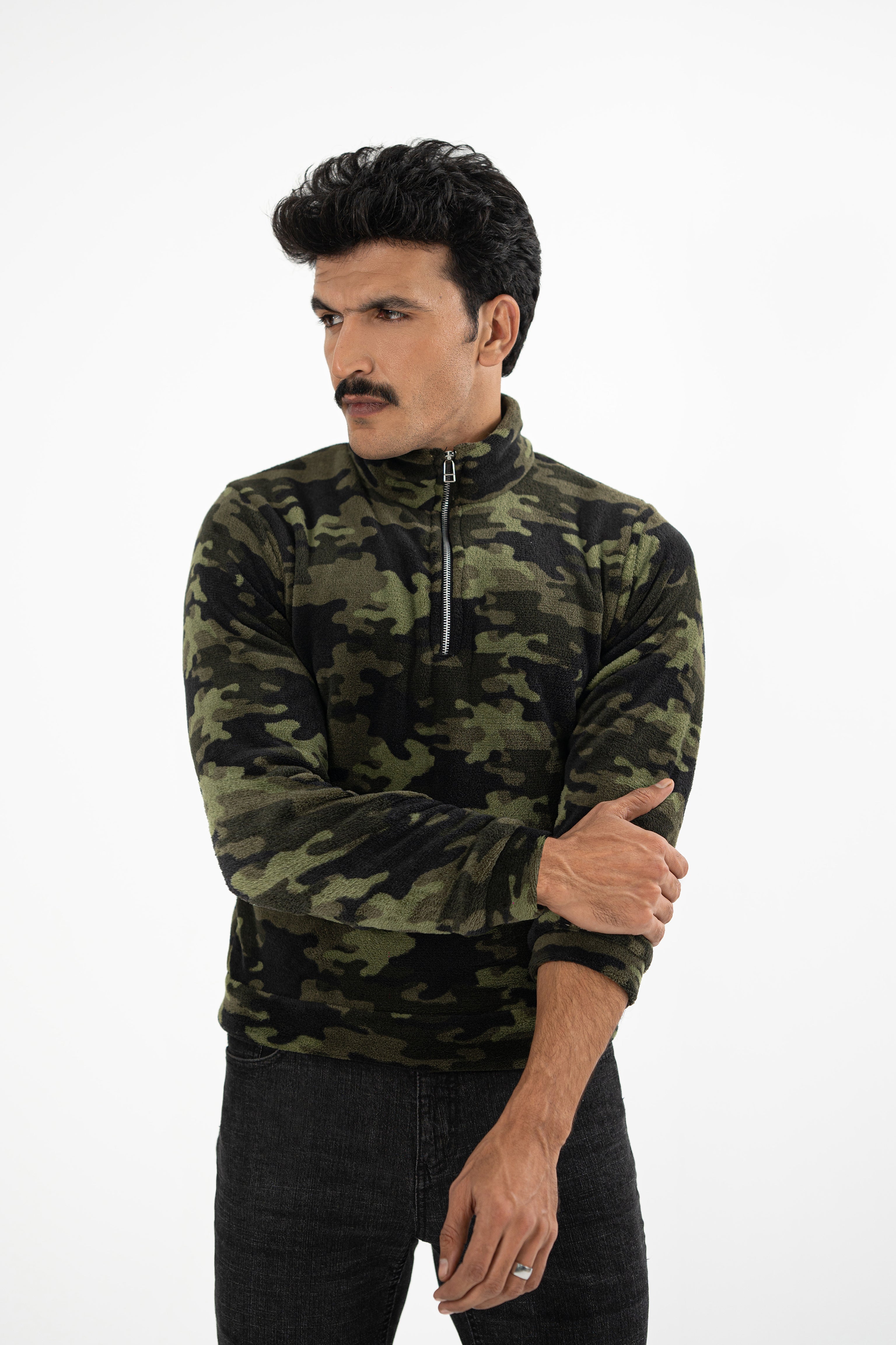 Camo Fur Pullover - Limited Edition
