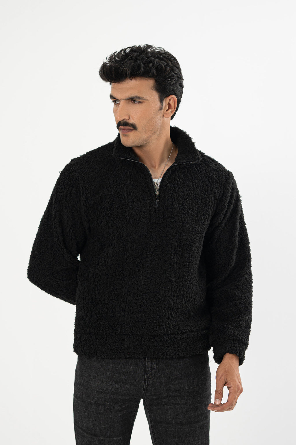 Charcoal Fur Pullover - Limited Edition