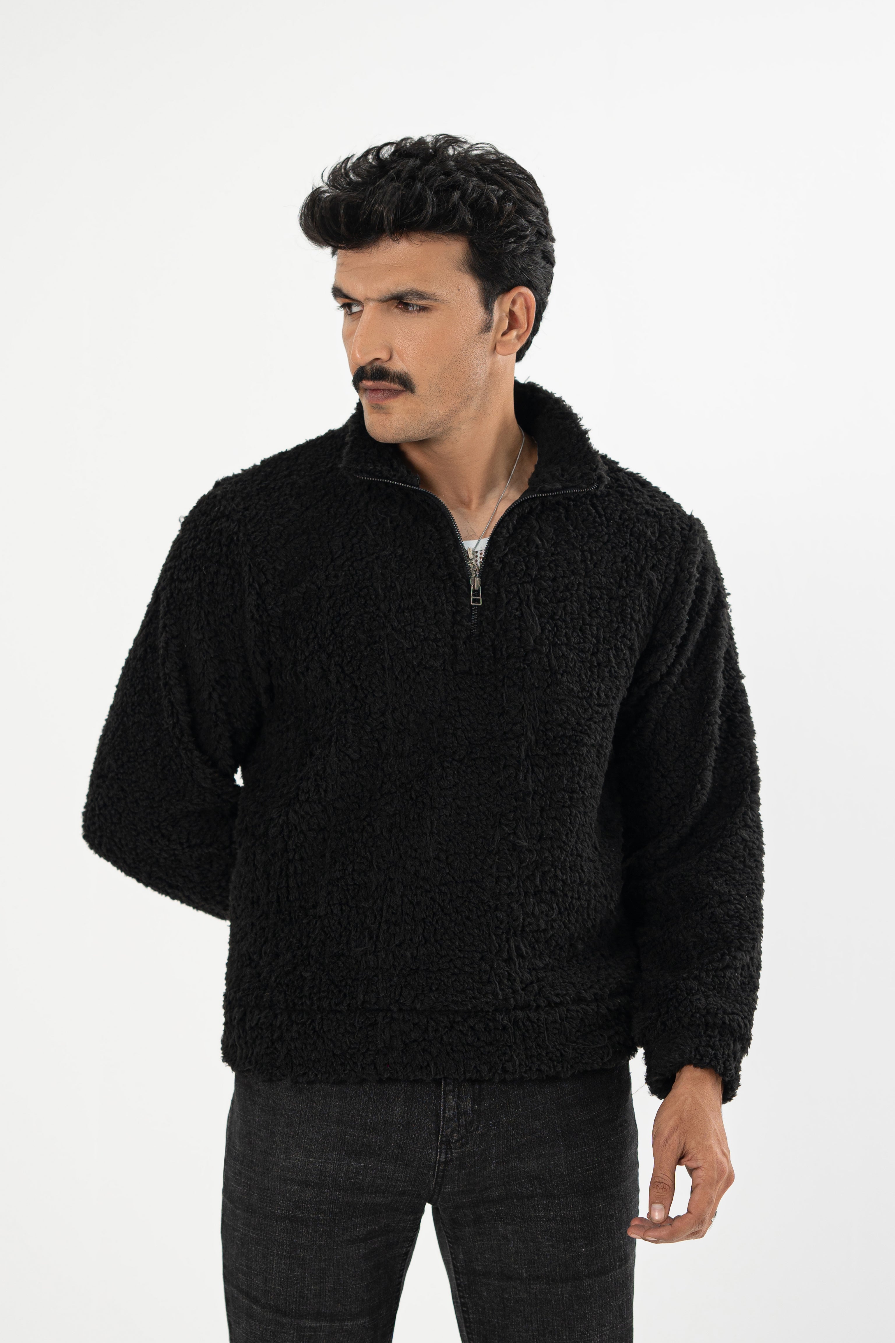 Charcoal Fur Pullover - Limited Edition