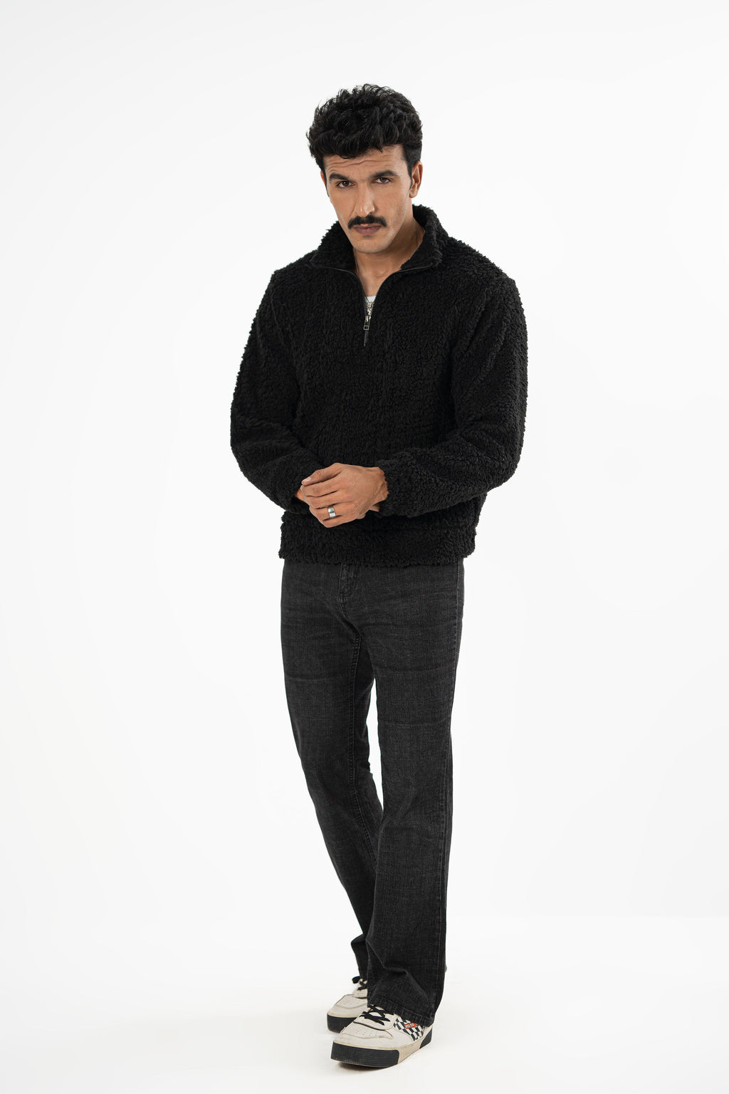Charcoal Fur Pullover - Limited Edition