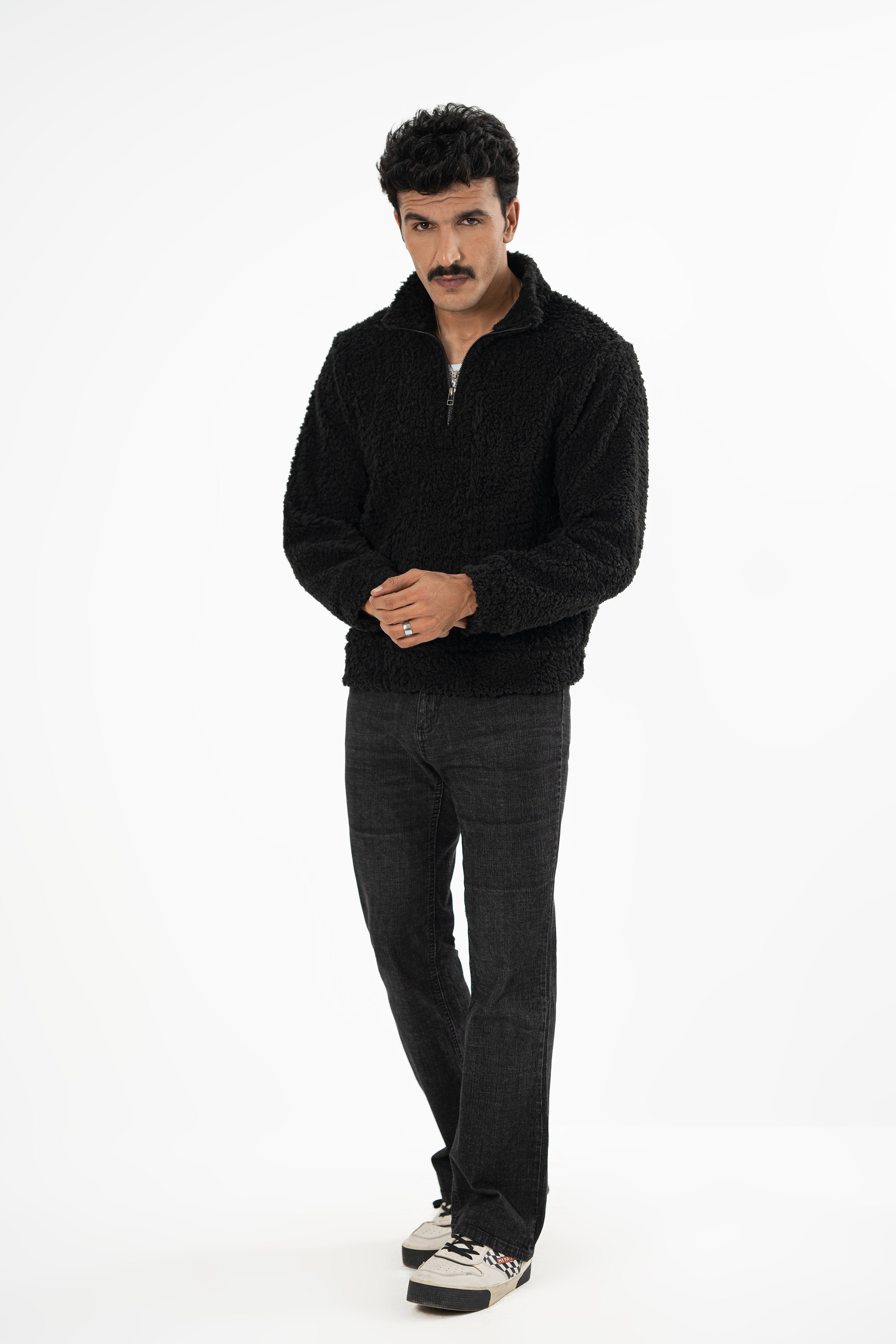 Charcoal Fur Pullover - Limited Edition