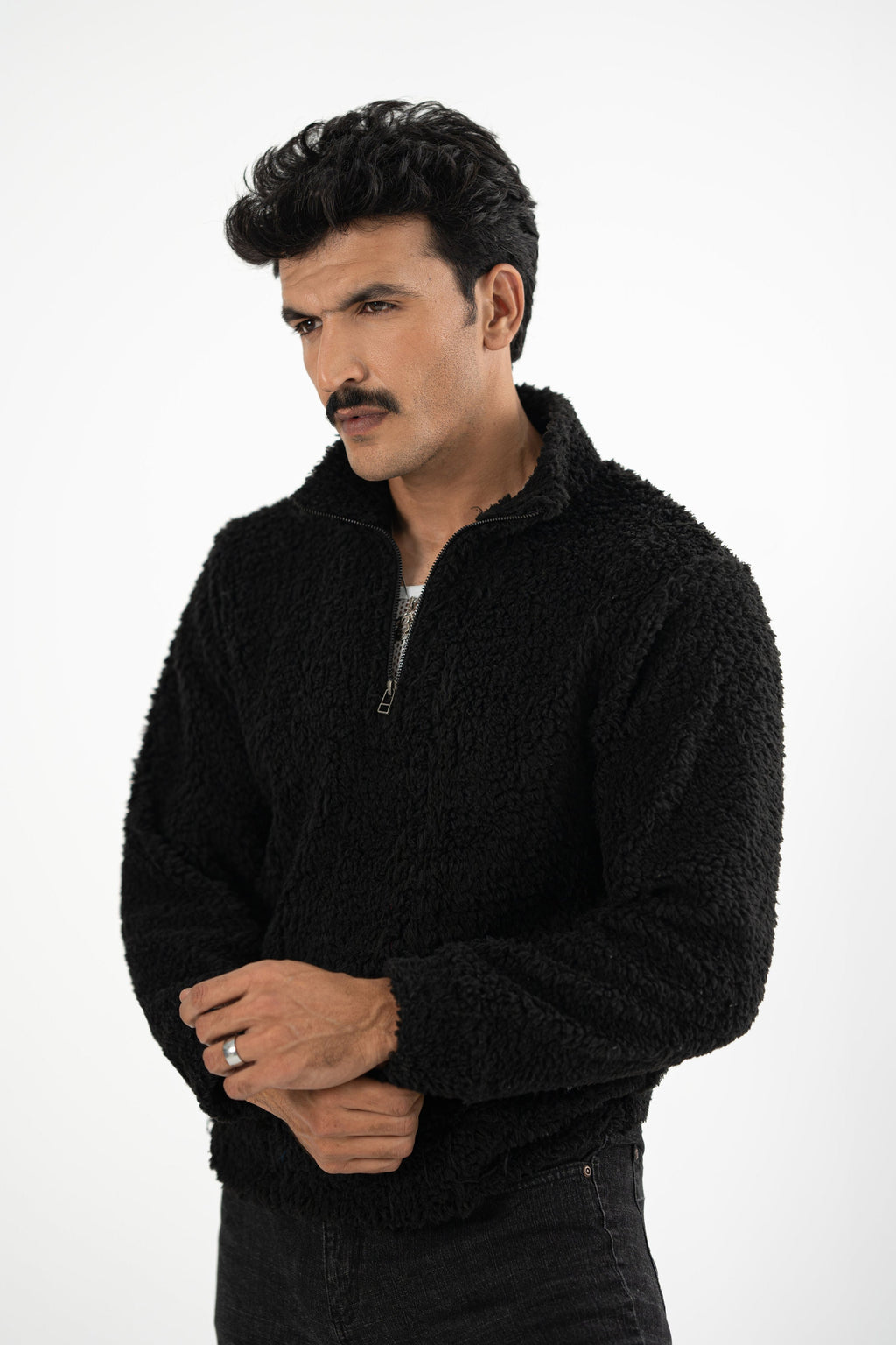 Charcoal Fur Pullover - Limited Edition